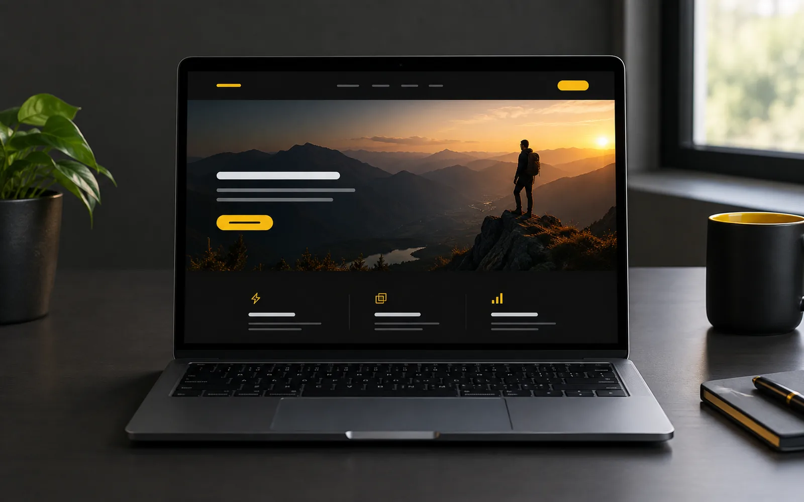 Imagem provisória: Landing page