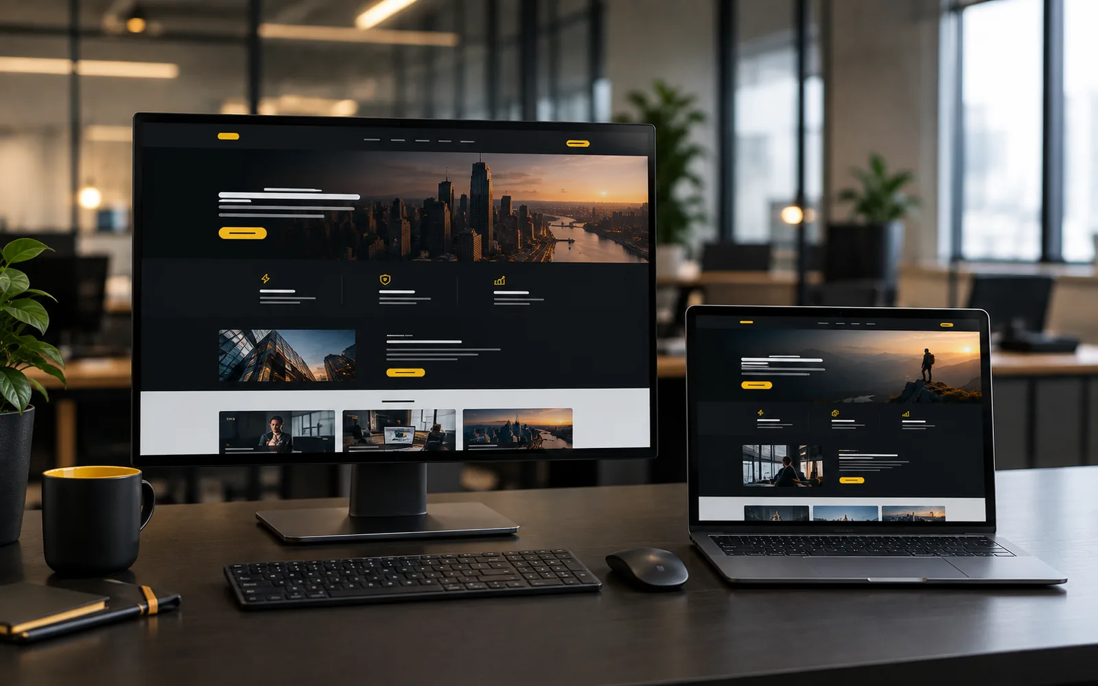Imagem provisória: Site institucional